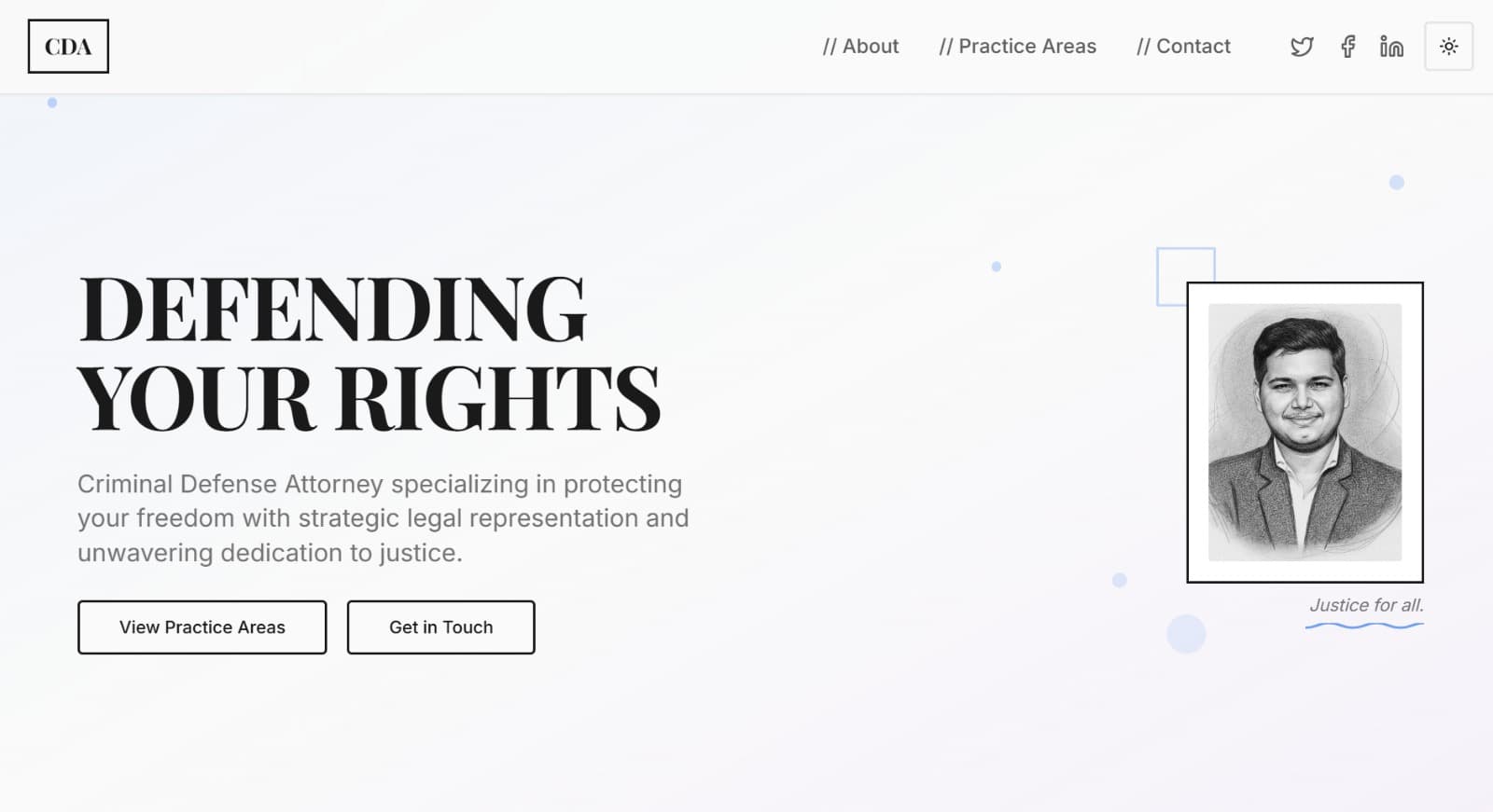 Law Portfolio preview